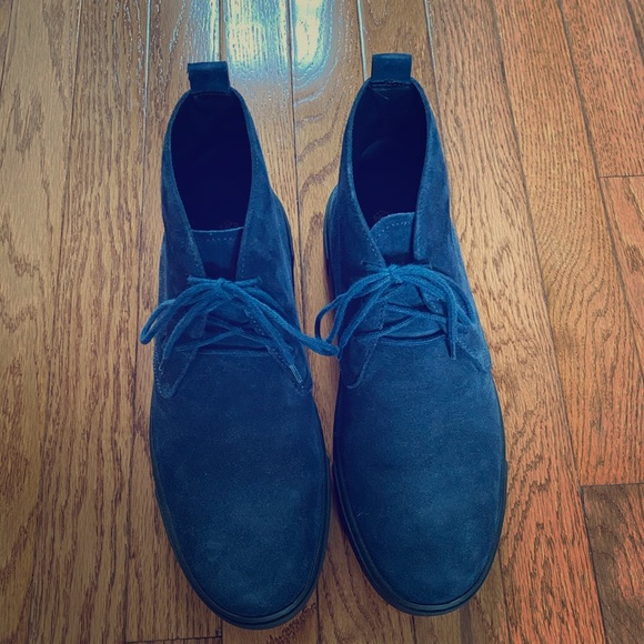 Tod's Other - Tod’s men’s blue suede desert boots.